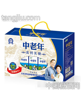 1x12盒浩明中老年高钙无糖风味饮品（开窗）礼盒