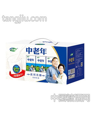 1x12盒浩明中老年高钙无糖风味饮品（开窗）手提