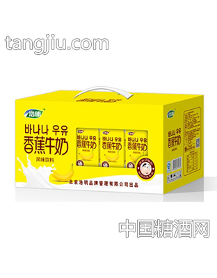 1x12盒浩明香蕉牛奶（开窗）礼盒