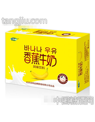 1x20浩明香蕉牛奶风味饮品箱装