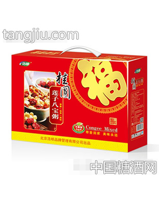 1x8浩明桂圆莲子八宝粥手提装