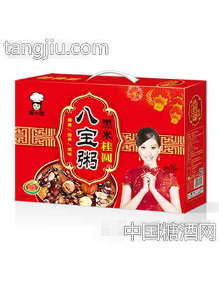 1x8粥大嫂黑米桂圆八宝粥手提装