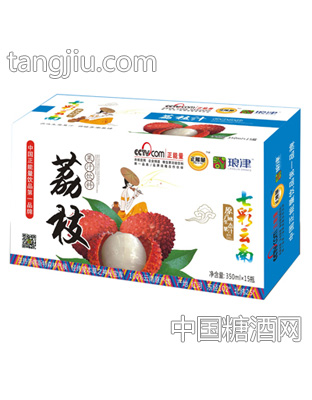 琅津荔枝果汁饮料350mlx15瓶