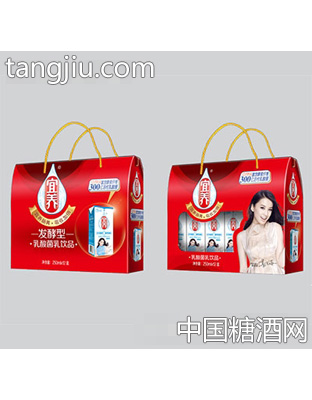 宜养乳酸菌无糖苗包礼盒（250mlx12）