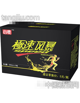 小澳极速风暴果味饮料600mlx15