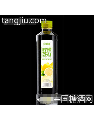 青春密码柠檬味苏打饮料400ml