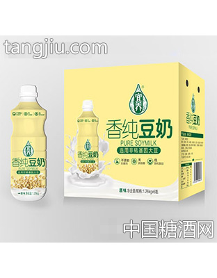 宜养香纯豆奶瓶装膜包1.26kgx6瓶
