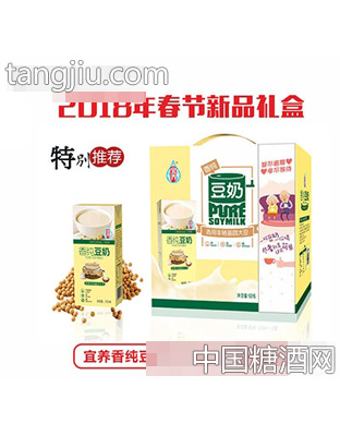 宜养香纯豆奶250mlx12盒礼盒装