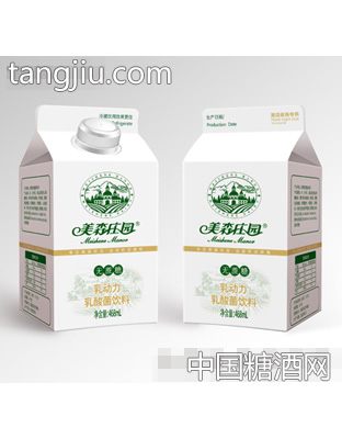 美森庄园468ml无蔗糖乳动力乳酸菌饮料