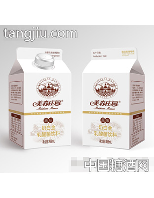 美森庄园468ml原味奶白金乳酸菌饮料