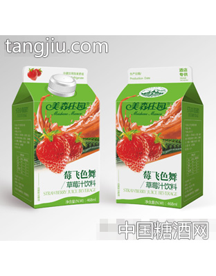 美森庄园草莓汁468ml