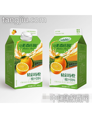 美森庄园橙汁468ml