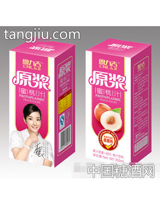 恩力吉原浆蜜桃汁350ml