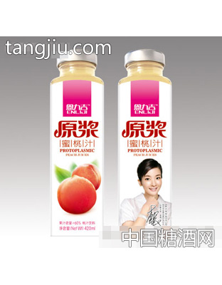 恩力吉420ml原浆蜜桃汁