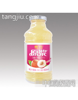 恩力吉350ml原浆蜜桃汁