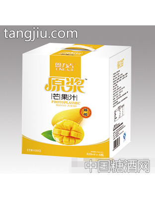 恩力吉原浆芒果汁饮料828ml×6瓶