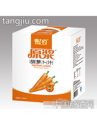 恩力吉原浆胡萝卜汁饮料828ml×6瓶