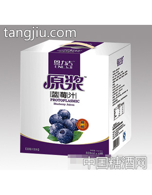 恩力吉原浆蓝莓汁饮料828ml×6瓶