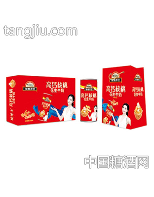 核桃农庄高钙核桃花生牛奶