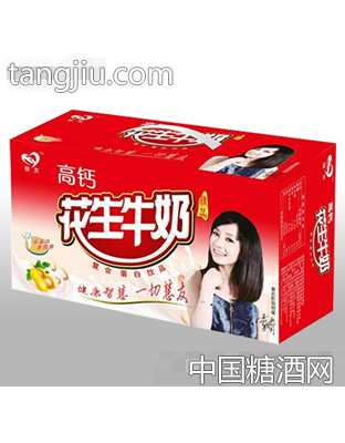 慧友高钙花生牛奶250mlx20盒