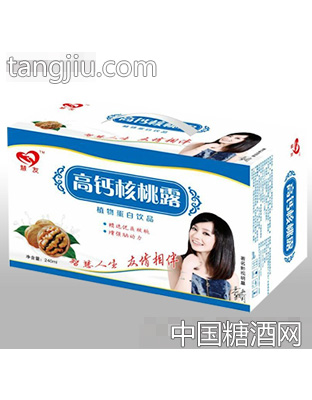 慧友高钙核桃露240mlx20罐