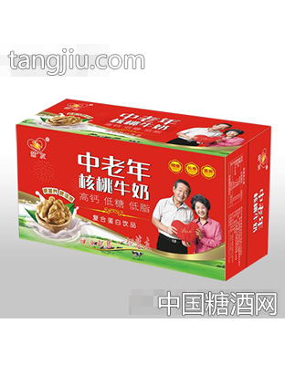 慧友中老年核桃牛奶复合蛋白饮品箱装
