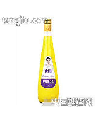 今贝芒果汁818ml（玻璃瓶）