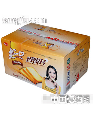 美一口香馍片黄色箱装