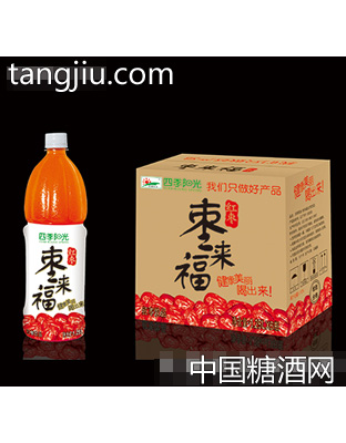 1.25Lx6瓶四季阳光枣来福红枣饮品