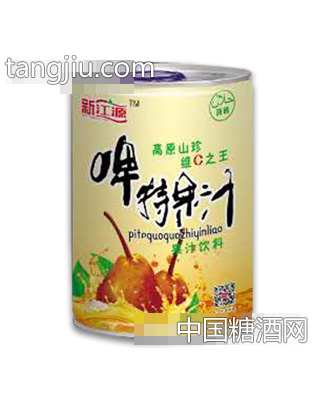 新江源啤特果汁饮料罐装