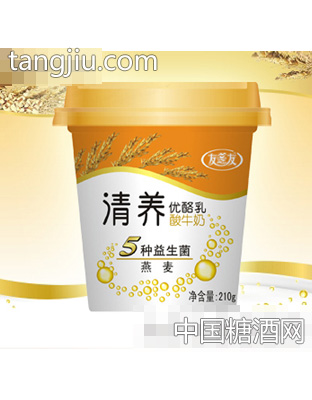 清养优酪乳“燕麦”酸牛奶