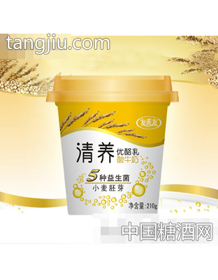 清养优酪乳“小麦胚芽”酸牛奶
