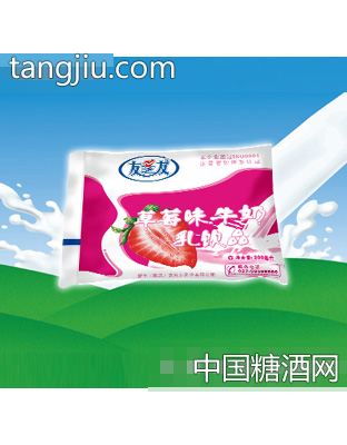 草莓味牛奶乳饮品