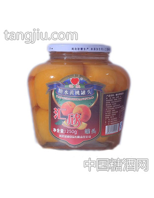 汇欣黄桃罐头1250g