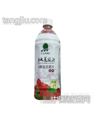 北大荒绿源山楂复合果汁饮料1L