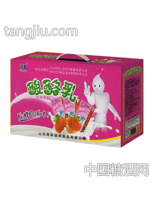 澔润草莓酸酪乳250ml*16盒