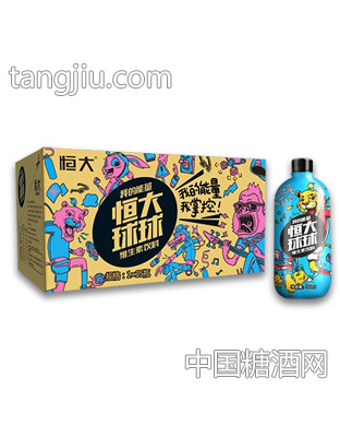 恒大球球维生素饮料1x15瓶（蓝）