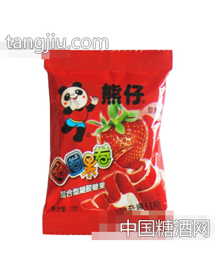 熊仔圈圈果卷草莓味