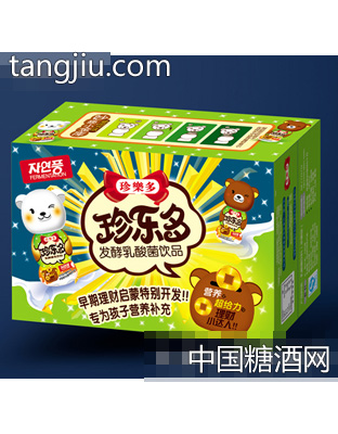 珍乐多发酵乳酸菌饮品包装