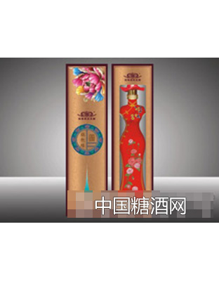 金沙回沙旗袍缘酒第四代53度（玫瑰）