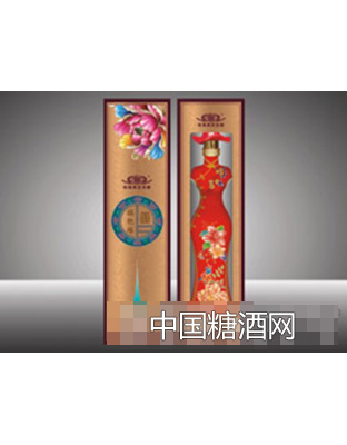 金沙回沙旗袍缘酒第四代53度（百花）