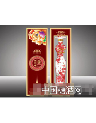 金沙回沙旗袍缘酒第三代53度（百花）