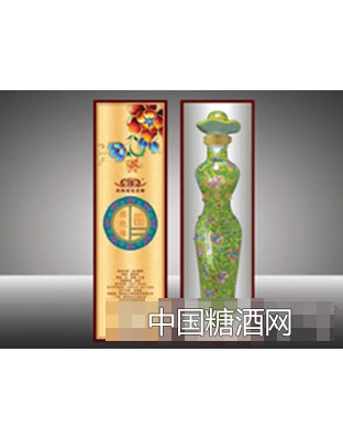 金沙回沙旗袍缘酒一代53度（草绿）