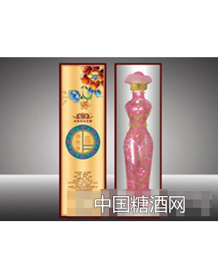 金沙回沙旗袍缘酒一代53度（粉红）