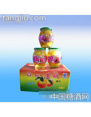 红光桃罐头