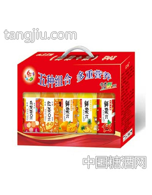 鲜果π果汁饮料五种组合