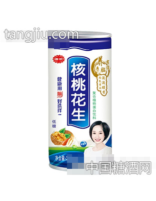 香浓低糖核桃花生复合植物蛋白饮料240ml