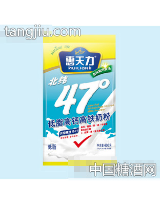 低脂高钙高铁奶粉(袋装)