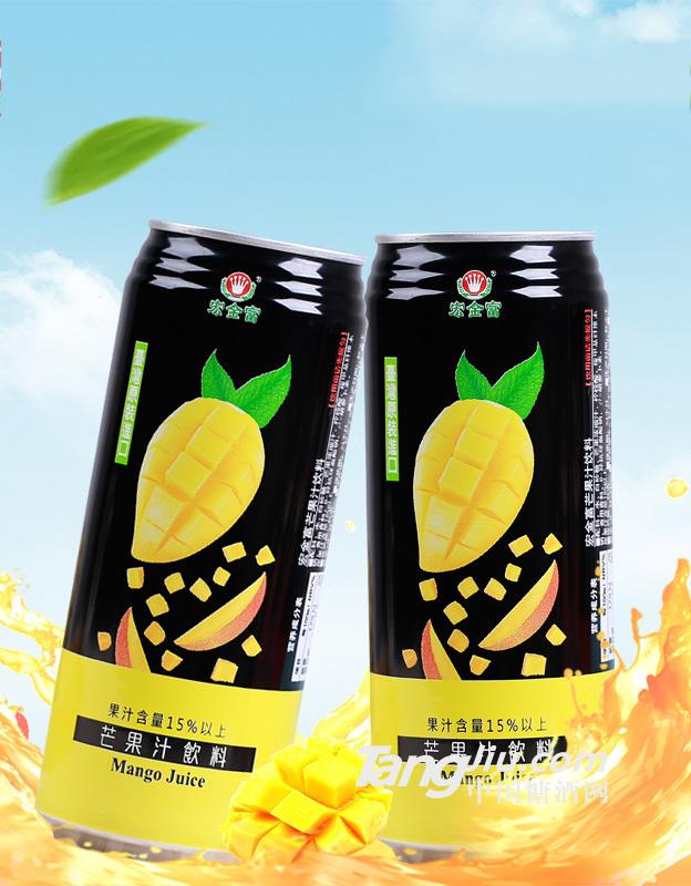 宏金富芒果汁390ml