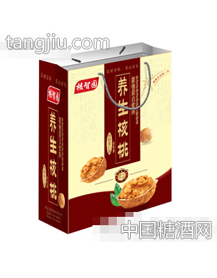 核智园养生核桃核桃果仁露手提袋